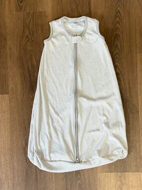 Simple Joys by Carters Gray White Striped Sleeveless Sleep Sack 6–9M